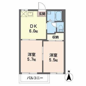 シャトー北Ⅰ 0203号室