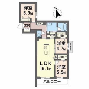 （仮）シャーメゾン加納本町 0201号室