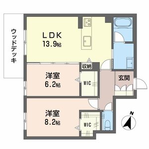 シャーメゾン六花 0103号室