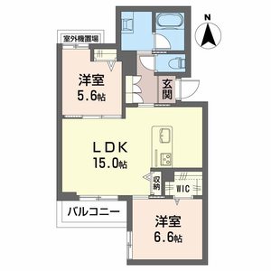 シャーメゾン月の杜 0204号室