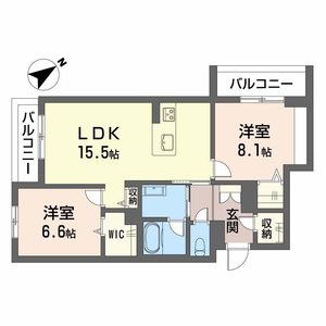 レフィアント岡崎 0203号室