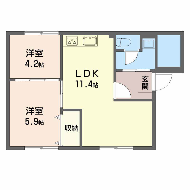 コーポ　マーメードC102-2