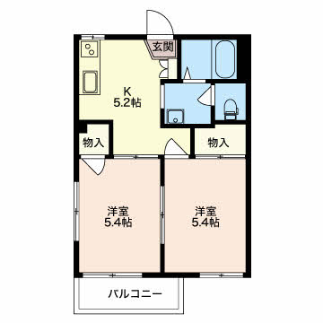 宮ノ脇ハイツB206-2