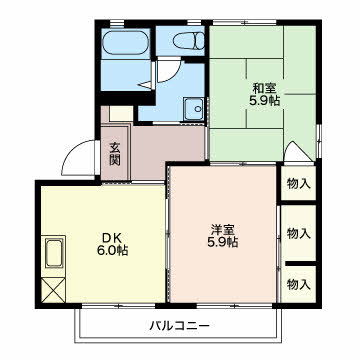フレグランス飯島A201-2