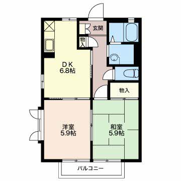 フレグランスやまと B103号-14
