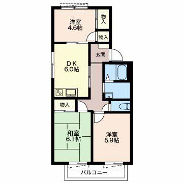サニ－フラッツ岸 D202号-16