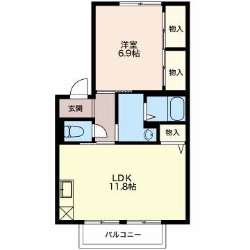 ファミール緑Ｃ 0201号-2