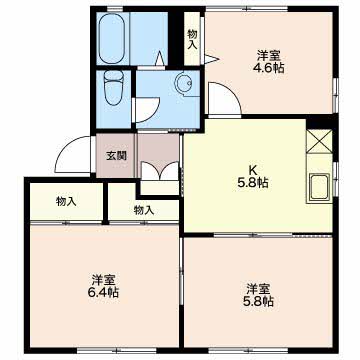 サンハイツ徳重Ⅱ D101号-16