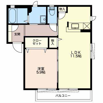 ビューテラス弐番館A201-2