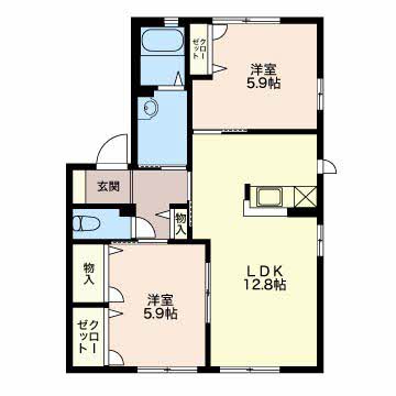 Ｈ翔　こすもす館 B101号-2