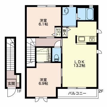 メゾンソレイユ A202号-8