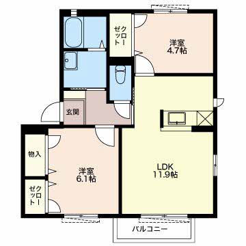 ヴィル　グランディール　川の街壱拾番館 KA21号-13
