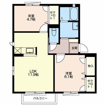 ヴィル　グランディール　川の街壱拾番館 KA22号-3