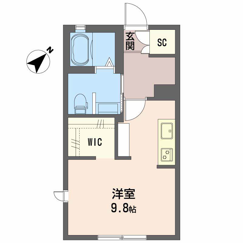 エントピア新清谷 0102号-6