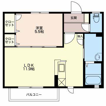 カーサまつかわA102-2