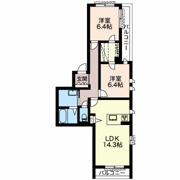 三渓ヒルズ向山 0201号-3