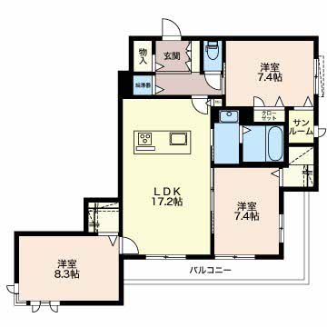 マストテラス金沢泉が丘0201-2