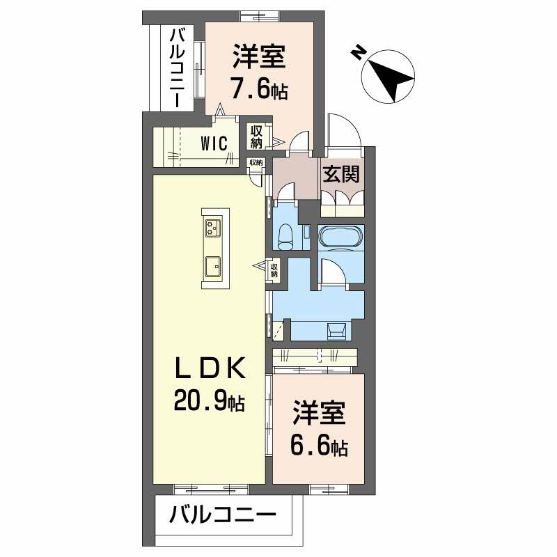 Ａｉｌｅ　Ｂｌａｎｃｈｅ　吹上 0401号-13