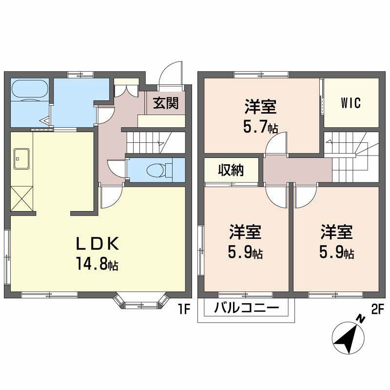 ファミール石芝ＡＢＣA012-2