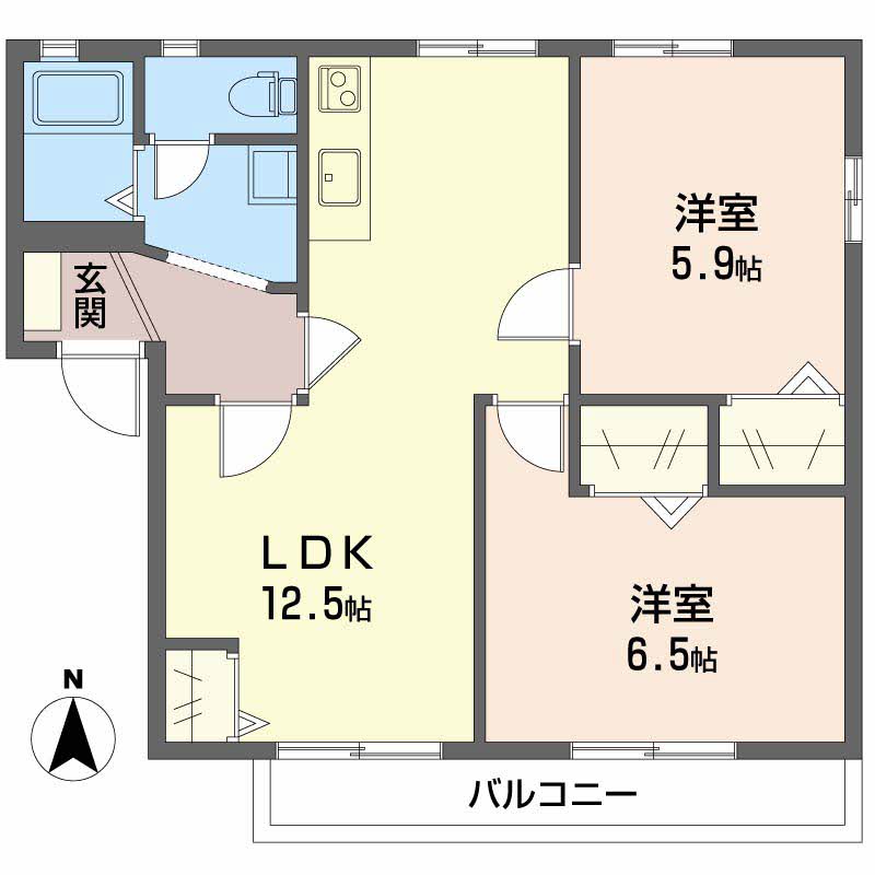 フレグランス大石Ａ・Ｂ・ＣC201-2