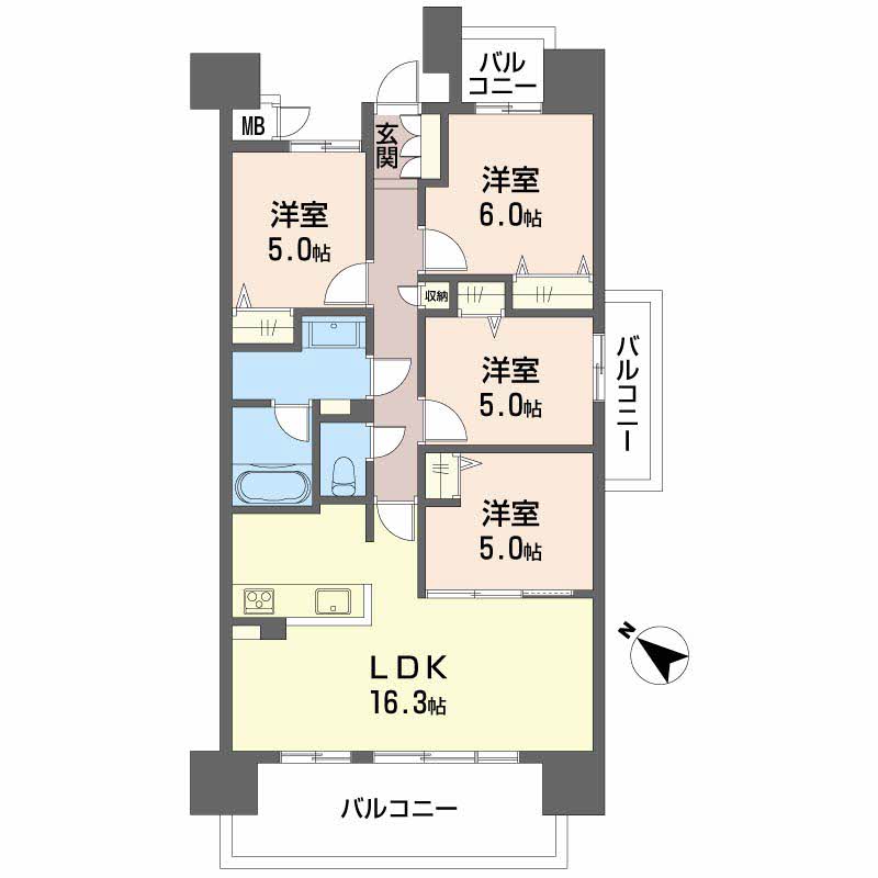 リコット東岡崎　１２０３号室-2