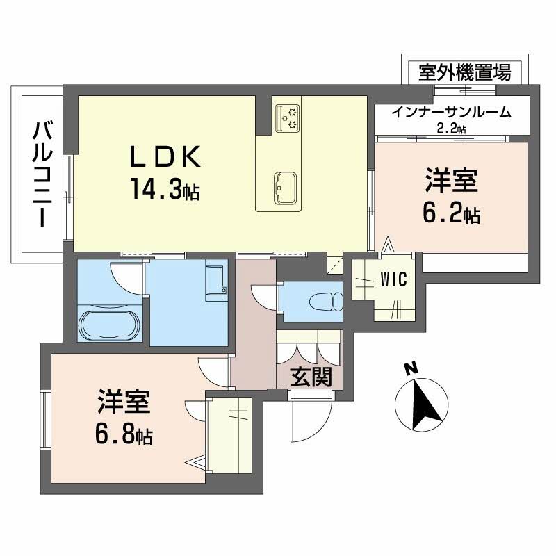 ル・ヴェール平芝 0301号-12