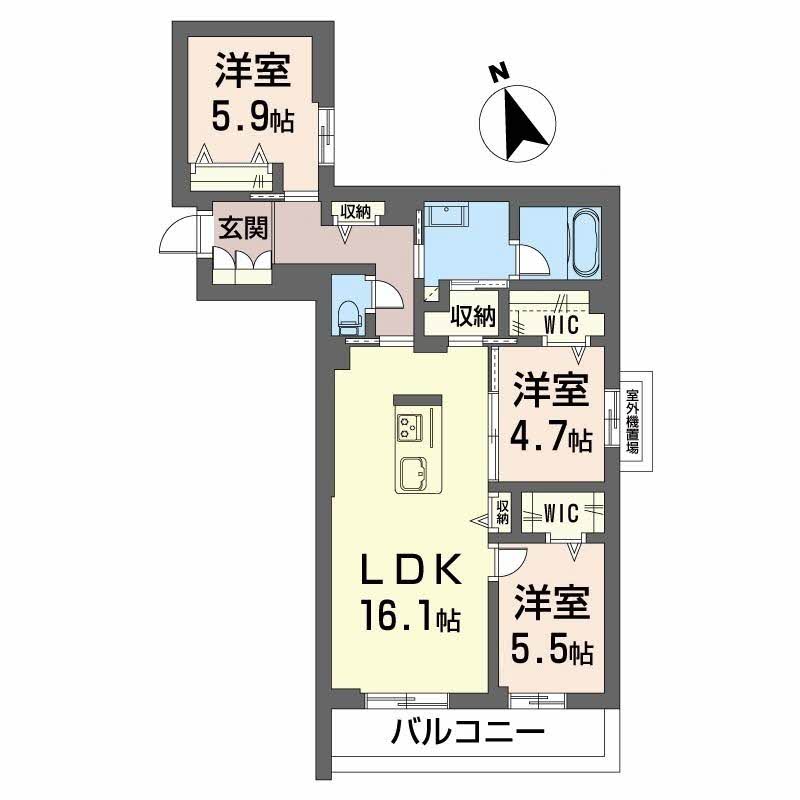 （仮）シャーメゾン加納本町 0201号-16