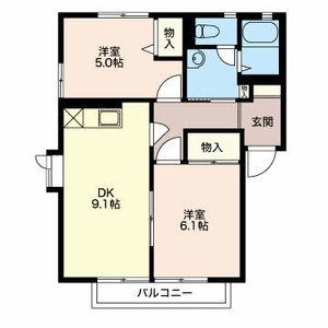 フレグランス上小泉　東館 0201号室