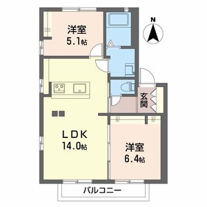 ヒルズハウス B202号室