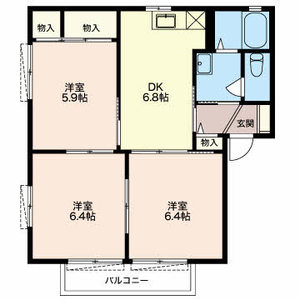 サンモール牧野Ｂ 0201号室