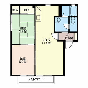 フレックスツイン B102号室