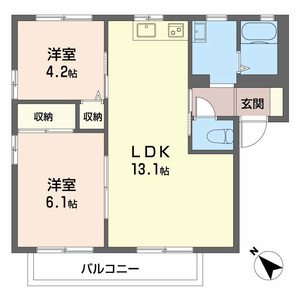 グランヴィラ羽津 C201号-16