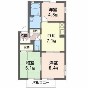 グリーンメゾン鮎沢 B201号室
