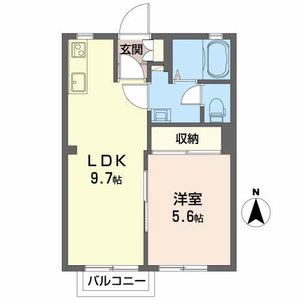 アーク西田中 A102号室