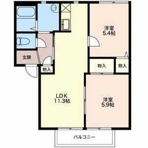 アベニールＳｈｉｎ A102号室