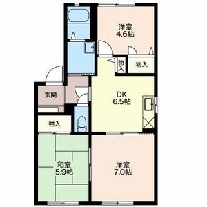 ハナミズキ安田２ I101号-2