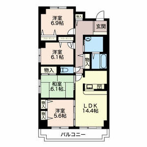 三渓ヒルズ A301号-16