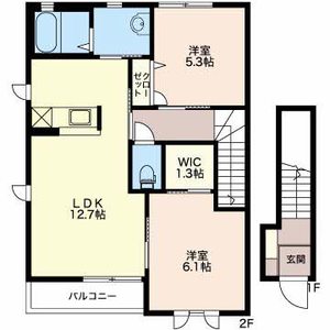 ラ　ヴェル　ヴィル F201号室