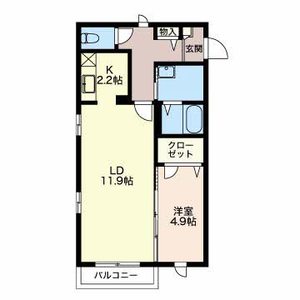 フローラルヒルズ A105号室