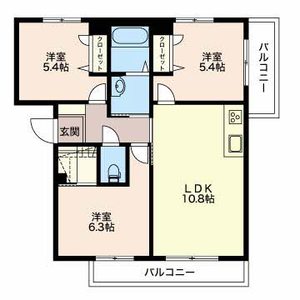 シュクラン A102号室
