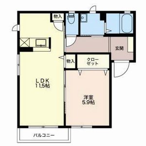 クレベール古田刈 0101号室