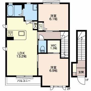 リーフガーデンハイツ E202号室