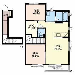 クレアーレ壱番館 A201号室