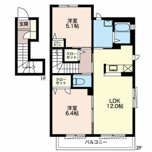 リバーパーク弐番館 B202号-2