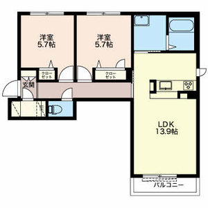 セット　トレゾール　Ⅰ S101号室