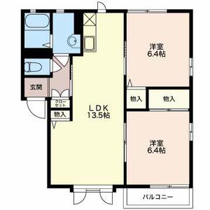 ヴィルヌーブ清水 A202号室