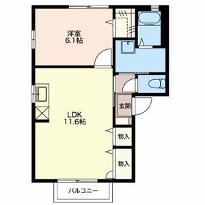 ヴィルヌーブ清水 C101号室