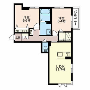 グランベレオ A201号室