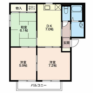 バリュージュヤマト A201号室