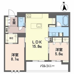 ＧＲＥＥＮ　ＦＯＲＥＶＥＲ　桜山 0201号室